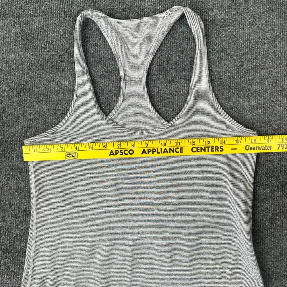 Lululemon Love‎ Tank Top Heathered Core Ultra Light Grey Size 16x27 - Picture 3 of 6